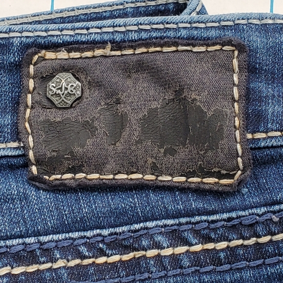 Silver Berkley Skinny Slim Women's Size 29/32 Jeans Actual 29x31.5 Denim - Picture 3 of 16